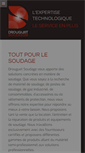 Mobile Screenshot of drouguetsoudage.be